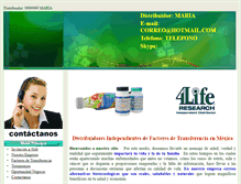 Tablet Screenshot of factores4life.com